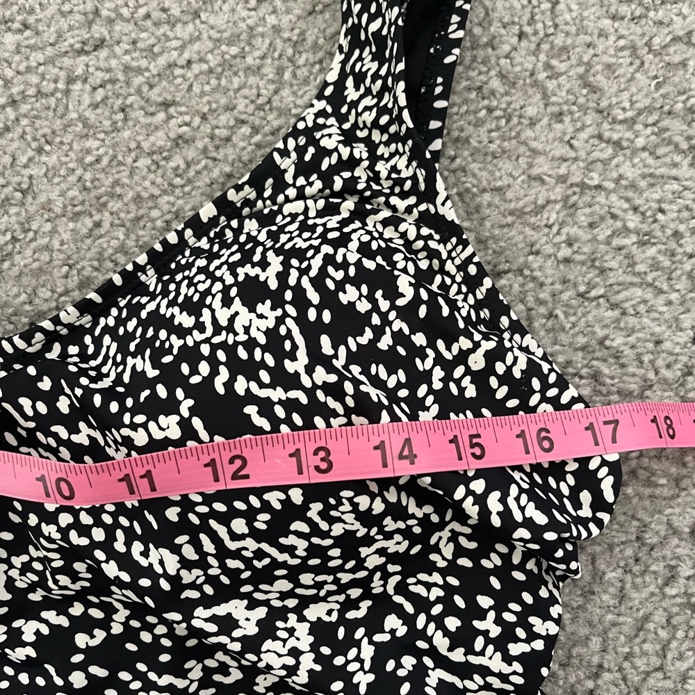 Swimsuits for All Black and White Women's Swimsuit - Picture 4 of 5